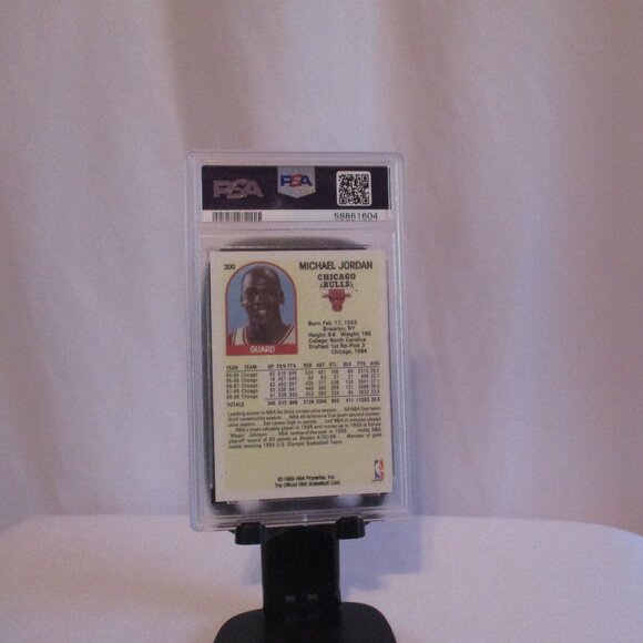1989 HOOPS MICHAEL JORDAN #200 NM-MT PSA 8 - Picture 2 of 2